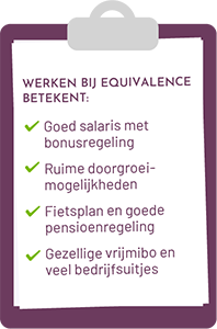 Vacaturepagina Checklist Equivalence2